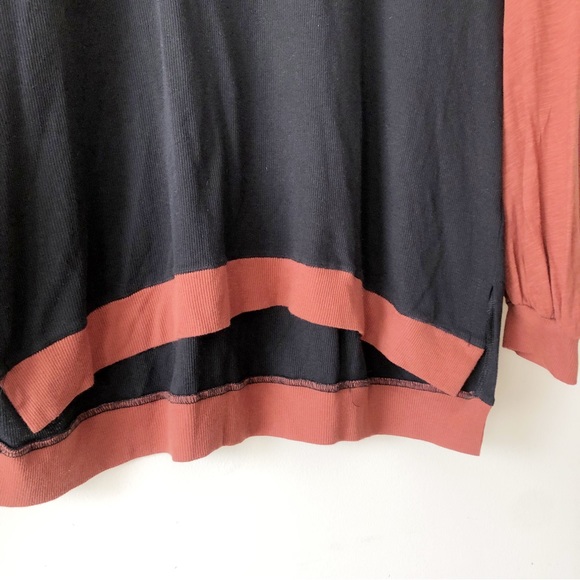 SOLD♏️Free People We The People Feelin It Patchwork Ballon Sleeve Top Size M - Picture 6 of 12